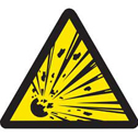 Warning Labels - Picto: Explosive Material sku:60182