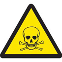 Warning Labels - Picto: Toxic Material sku:60183