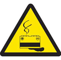 Warning Labels - Picto: Battery Hazard sku:60186