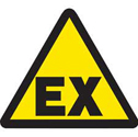 Warning Labels - Picto: Explosive Atmosphere sku:60189