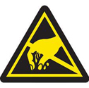 Warning Labels - Picto: Static Sensitive Devices sku:60190