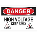 DANGER High Voltage Keep Away Sign sku:25540