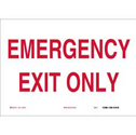 Emergency Exit Only Sign