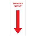 Emergency Shutoff Sign sku:25703