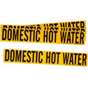 Domestic Hot Water Pipe Marker sku:7087-1