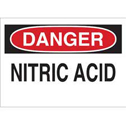 DANGER Nitric Acid Sign sku:22329