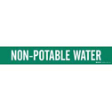 NON-POTABLE WATER Pipe Marker