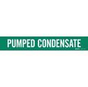 PUMPED CONDENSATE Pipe Marker sku:7403-1-PK