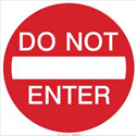 Do Not Enter Sign sku:75093