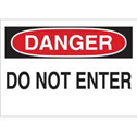 DANGER Do Not Enter Sign sku:175514