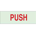 BradyGlo Push Sign sku:80254