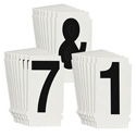 1.5" Black Helvetica Font Quik-Align Self-Spacing Numbers sku:8205P-3