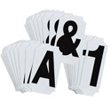 2" Black Helvetica Font Quik-Align Self-Spacing Numbers and Letters sku:8210P-1