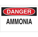 DANGER Ammonia Sign sku:22299