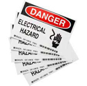 DANGER Electrical Hazard Labels sku:86132
