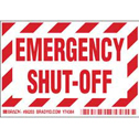 EMERGENCY SHUT OFF Labels sku:86203