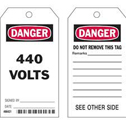 Accident Prevention Tags - 440 VOLTS sku:86421