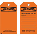 Accident Prevention Tags - (Blank) sku:86457