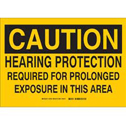 50x50 first aid health and safety signs EAR PROTECTION MUST BE WARN warning 