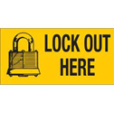 Lock Out Here Sign