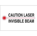 Caution Laser Invisible Beam Sign