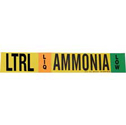 LTRL LIQ AMMONIA LOW Pipe Marker sku:90414