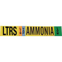 LTRS VAP AMMONIA LOW Pipe Marker sku:90415