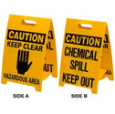CAUTION Reversible Floor Stands