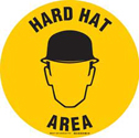 HARD HAT AREA Floor Sign