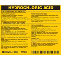HYDROCHLORIC ACID Labels