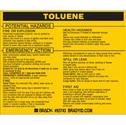 TOLUENE Labels sku:93743