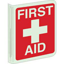 BradyGlo L First Aid Sign sku:94054