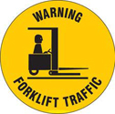 WARNING FORKLIFT TRAFFIC Anti-Slip Floor Sign sku:97615
