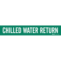CHILLED WATER RETURN Pipe Marker