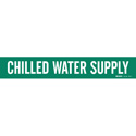 CHILLED WATER SUPPLY Pipe Marker sku:7047-1HV-PK