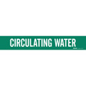 CIRCULATING WATER Pipe Marker sku:7051-4-PK