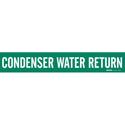CONDENSER WATER RETURN Pipe Marker sku:7068-1HV-PK