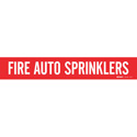 FIRE AUTO SPRINKLERS Pipe Marker