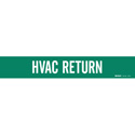 HVAC RETURN Pipe Marker sku:7379-3C-PK