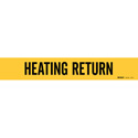 HEATING RETURN Pipe Marker
