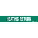 HEATING RETURN Pipe Marker sku:7362-4-PK