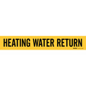 HEATING WATER RETURN Pipe Marker sku:7129-1-PK
