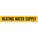 HEATING WATER SUPPLY Pipe Marker sku:7130-1-PK