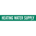 HEATING WATER SUPPLY Pipe Marker