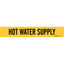 HOT WATER SUPPLY Pipe Marker sku:7149-3C-PK