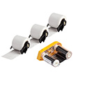 Self-Laminating Vinyl Wrap Around Wire and Cable Labels and Ribbon Kit for M6 Printers