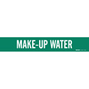 MAKE-UP WATER Pipe Marker sku:7182-1HV-PK