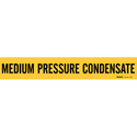 MEDIUM PRESSURE CONDENSATE Pipe Marker sku:7188-1HV-PK