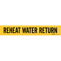 REHEAT WATER RETURN Pipe Marker sku:8802-1-PK
