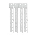 BradyJet J1000 Terminal Block Tags - 3mm x 8mm, 3mm Pitch sku:SA1034
